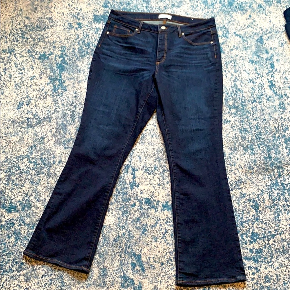 Loft boot cut jeans, size 14